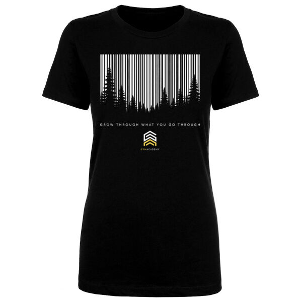 GROW THROUGH WHAT YOU GO THROUGH - WOMEN'S FITTED T-SHIRT - $ZYS18U$ Thumbnail